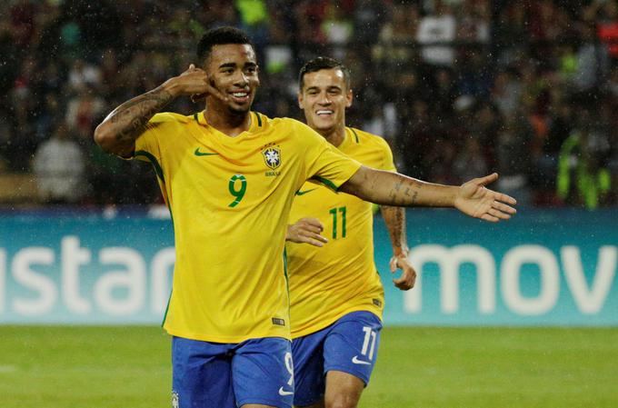 Za Brazilijo je na šestih tekmah zabil kar pet golov in prispeval štiri podaje. | Foto: Reuters