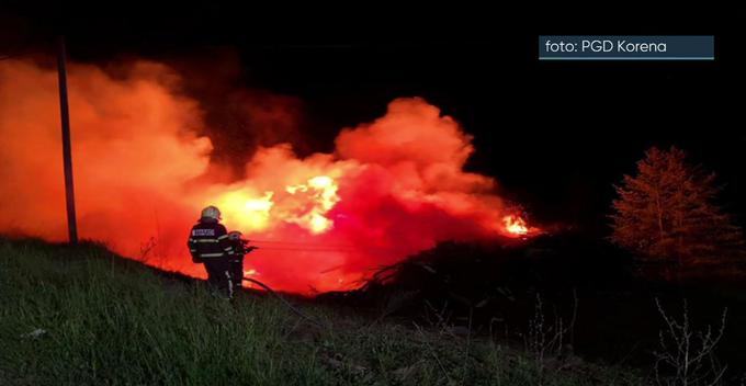 Kres požar | Foto: PGD Korena