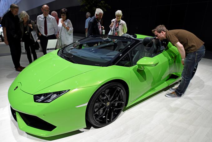 Lamborghini je lani prodal rekordnih 3.245 avtomobilov, od tega tisoč v ZDA. | Foto: Reuters