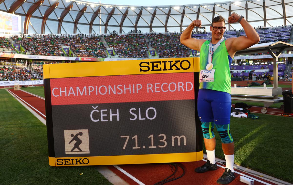 Kristjan Čeh | Kristjan Čeh je postal drugi Slovenec z zlatim odličjem na svetovnih prvenstvih v atletiki. | Foto Reuters