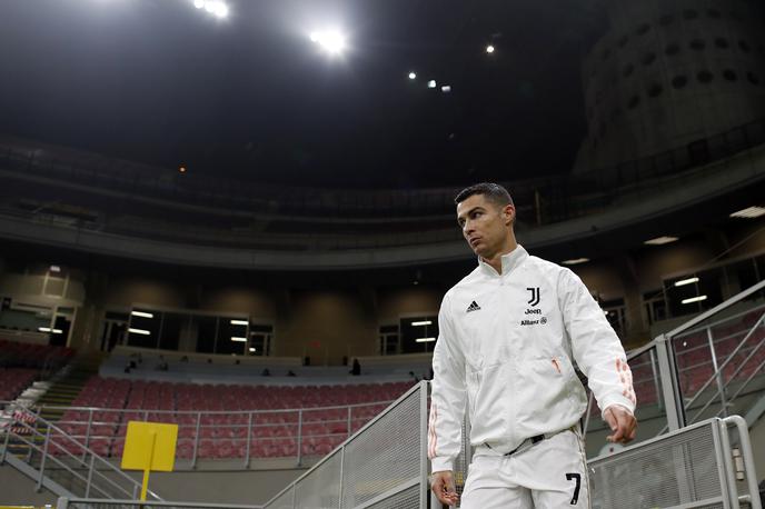 Cristiano Ronaldo | Cristiano Ronaldo se je v torek na San Siru vpisal v zgodovino. | Foto Reuters