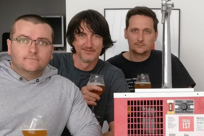 Fabrika piva, Social1st | Marko, Vladimir in Dejan, prvi celjski butični pivovarji | Foto Facebook/Fabrika piva