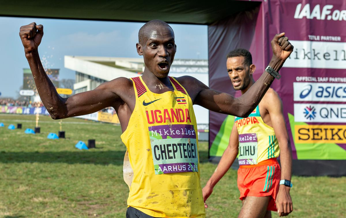 Joshua Cheptegei | Joshua Cheptegei je osvojil prvi naslov v krosu za Ugando. | Foto Reuters
