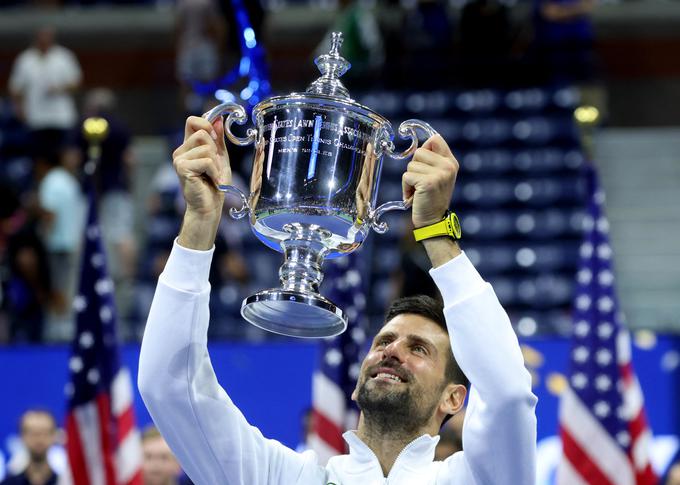Novak Đoković je nazadnje izmed turnirjev za grand slam osvojil OP ZDA. To je bila že njegova 24. tovrstna lovorika! | Foto: Reuters