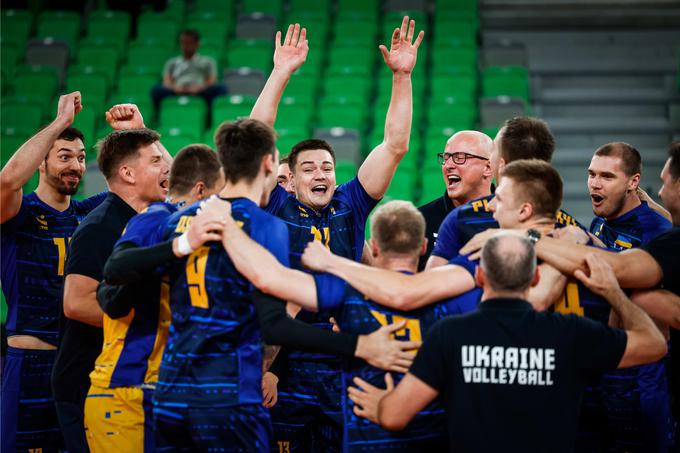 Ukrajinci so spisali lepo zgodbo, v osmini finala so povsem zasenčili Nizozemce in se prvič v zgodovini uvrstili v osmino finala svetovnega prvenstva. | Foto: Volleyballworld
