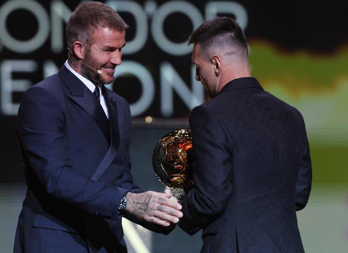 Argentincu je podelil priznanje njegov "šef" pri Interja iz Miamija, Anglež David Beckham. | Foto: Reuters