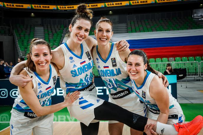 Slovenija Islandija ženska košarkarska reprezentanca | Slovenke so začele priprave na junijsko evropsko prvenstvo. | Foto Vid Ponikvar