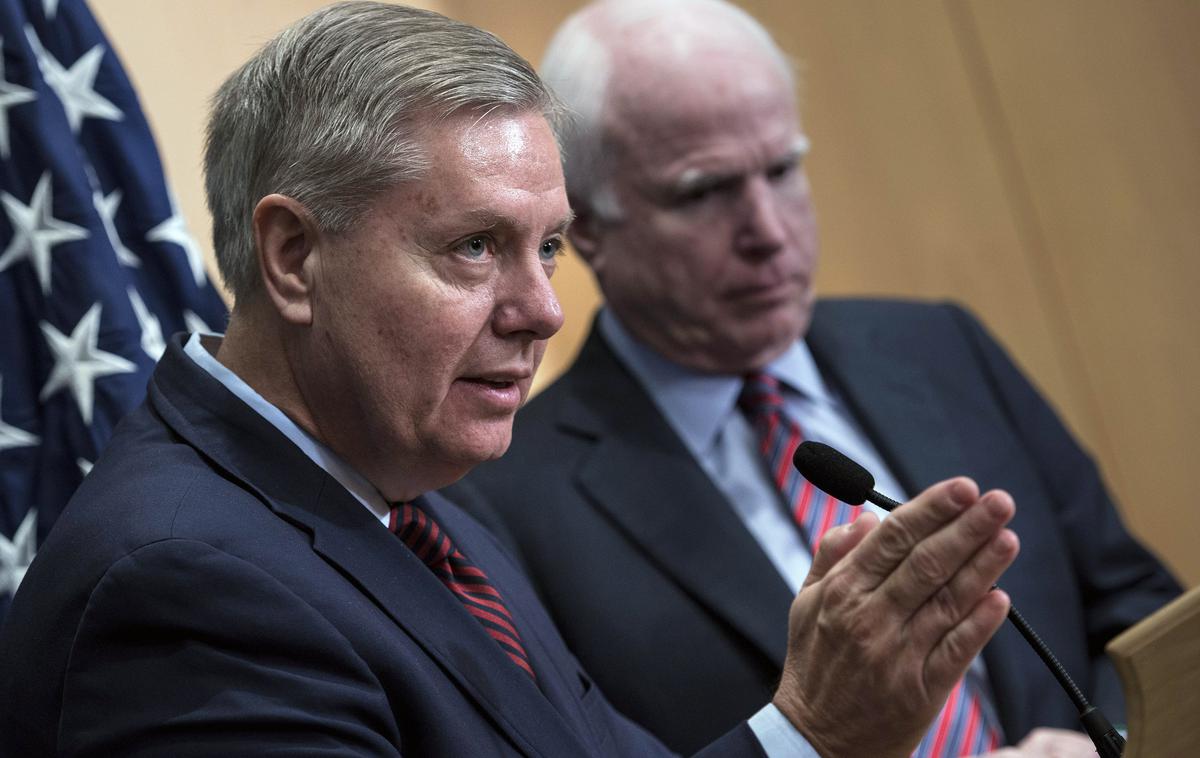 John McCain in Lindsey Graham | Foto Reuters