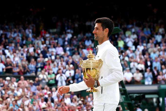 Novak Đoković je pred dobrim tednom zmagal turnir v Wimbledonu. | Foto: Getty Images