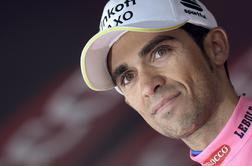 Vraževerna trinajstica Contadorju odnesla rožnato majico, Mezgec v času zmagovalca