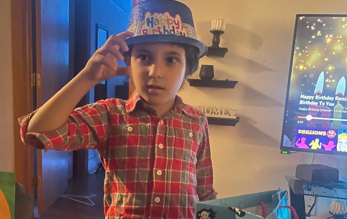 Deček ZDA | Šestletni deček Wade al-Fayoum je pred kratkim praznoval rojstni dan.  | Foto Reuters