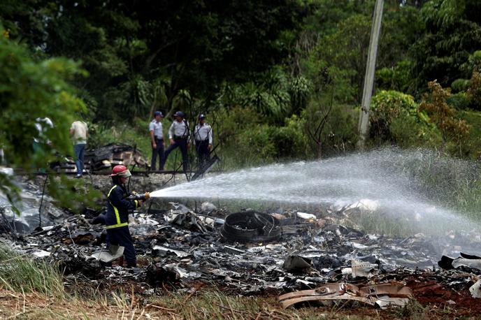 letalska nesreča Kuba | Foto Reuters
