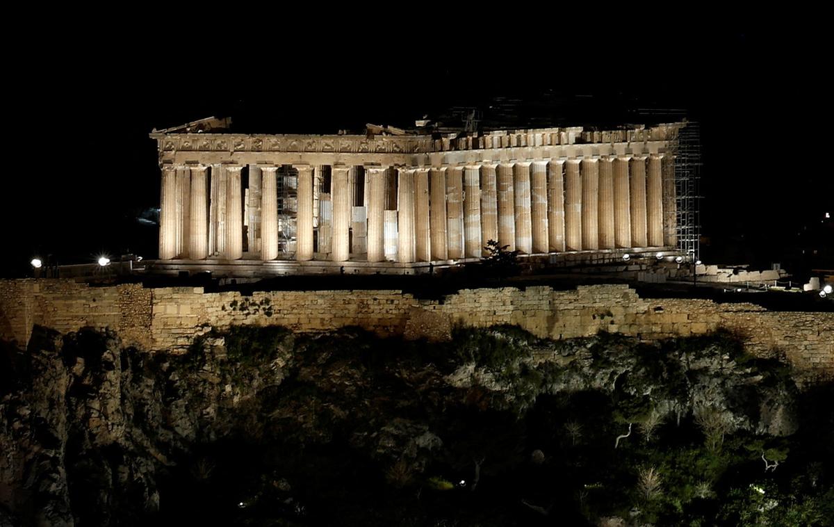 Grčija, Atene | Potres so med drugim čutili v grški prestolnici Atene. | Foto Reuters
