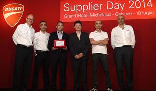 Ducati nagradil šest dobaviteljev, med njimi tudi slovensko Hidrio