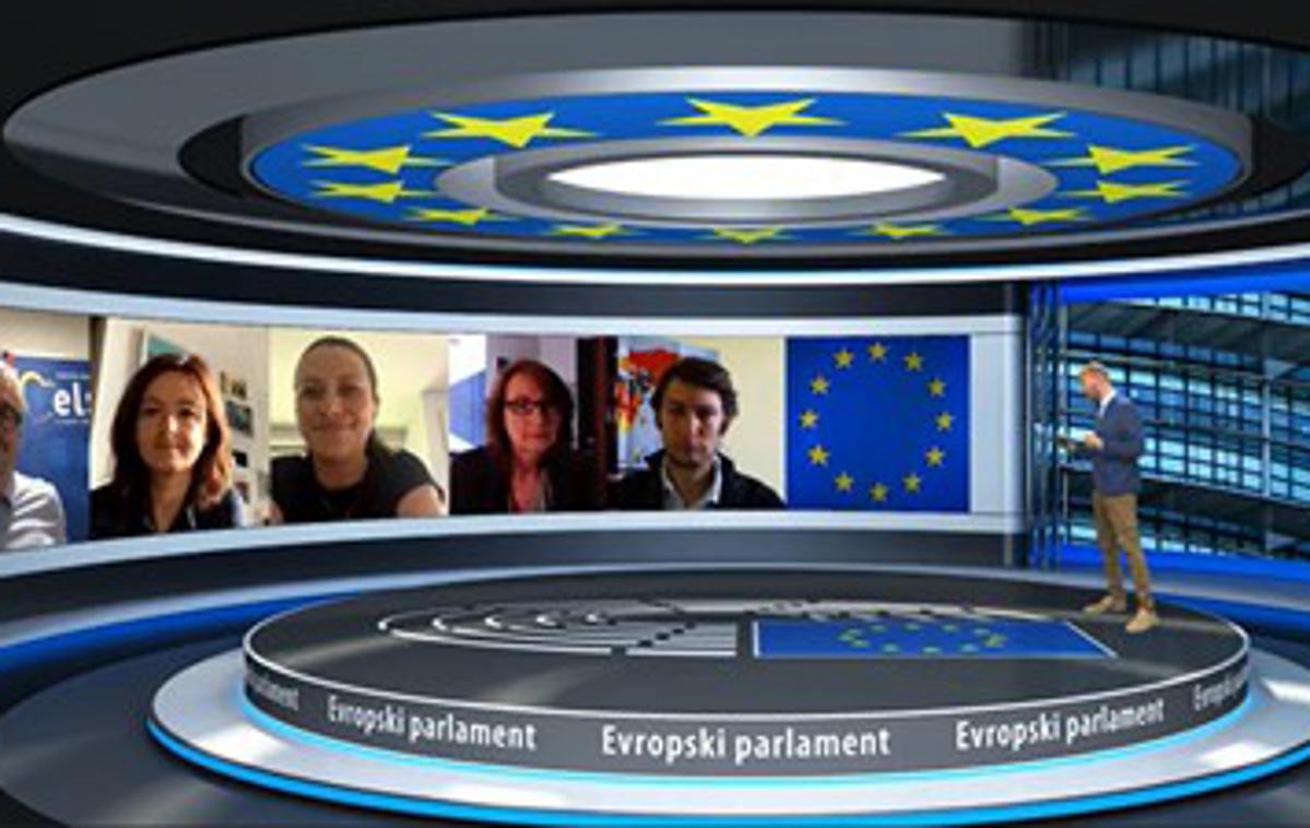 Pogovor v ciklu spletnih razprav Studio Evropa na temo "Kako svobodni so evropski mediji?", ki jo je ob svetovnem dnevu svobode tiska pripravila Pisarna Evropskega parlamenta v Sloveniji. | Foto Evropski parlament