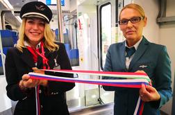 Med Ljubljano in Trstom ponovno zapeljali potniški vlaki #video #foto