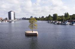 Danski eksperiment: leseni plavajoči otoki #foto #video