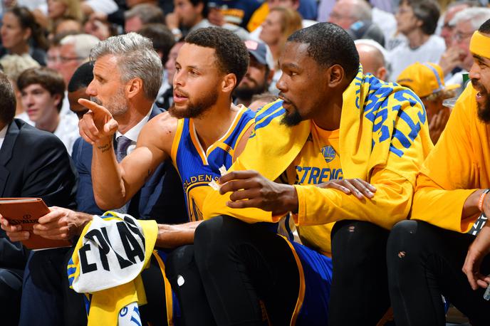 Kevin Durant in Stephen Curry | Foto Getty Images