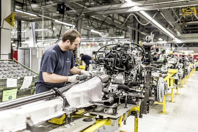 Motorje za avtomobile v Kecskemet pripeljejo iz Nemčije. | Foto: Mercedes-Benz