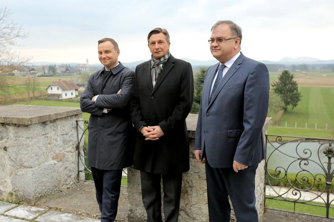 Duda in Pahor menita, da je v tem trenutku v EU manj navdušenja nad širitvijo. | Foto: STA ,