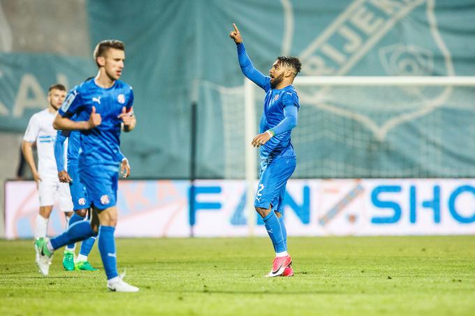 Dinamo je v nedeljo remiziral v Osijeku, tako da za vodilno Kekovo Rijeko zaostaja dve točki. | Foto: Grega Valančič/Sportida