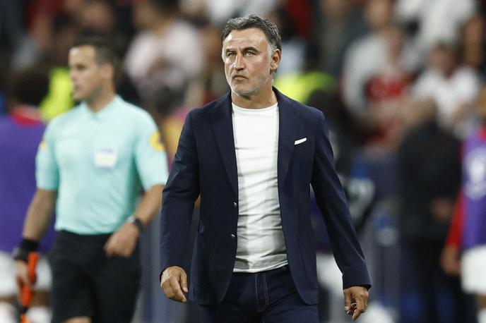 Christophe Galtier | Galtier se na vse pretege trudi, da bi v pogon spravil zvezdniško ekipo.  | Foto Reuters