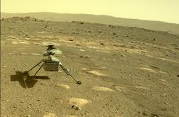 Težave s helikopterjem na Marsu, NASA preložila polet