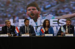 Argentina, Urugvaj, Paragvaj in Čile s skupno kandidaturo za SP 2030