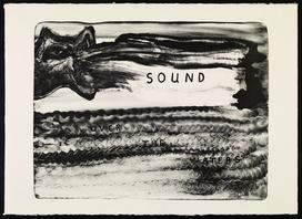 David Lynch, Zvok nad gladino (Sound over the Waters), 2012, litografija, 63 x 87 cm. Z dovoljenjem: Item Éditions.