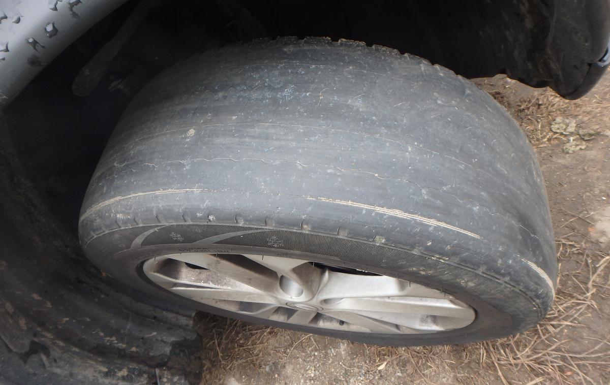 Obrabljene pnevmatike | Foto Policija