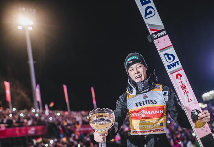 Prvi skakalec zime in prvi japonski adut na prvenstvu Rjoju Kobajaši. | Foto: Sportida
