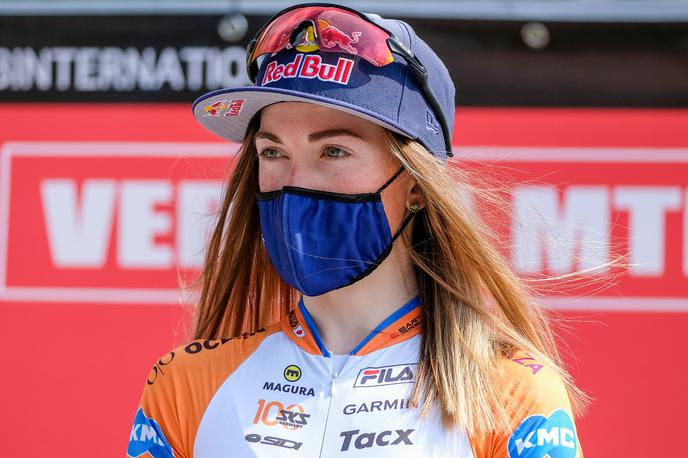 Jana Belomojna | V Sloveniji bo začasno zatočišče našla tudi ena najboljših tekmovalk v olimpijskem krosu, 29-letna ukrajinska kolesarka Jana Belomojna.  | Foto Guliverimage