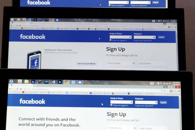 Pri Facebooku zatrjujejo, da so s svojega družbenega omrežja odstranili že več deset tisoč lažnih uporabniškim imen. | Foto: Reuters