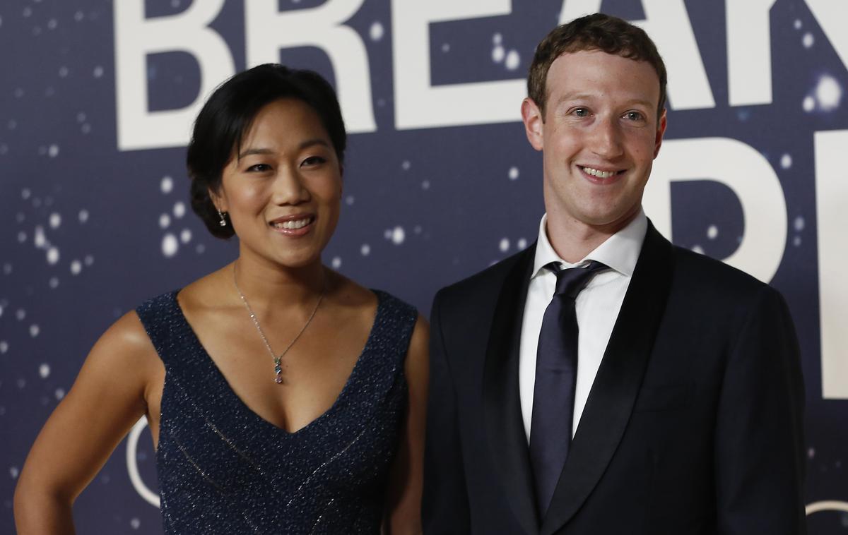 Mark Zuckerberg in Priscilla Chan | Foto Reuters
