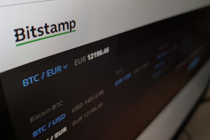 Fotografija spletne strani borze Bitstamp v času, ko je bila cena bitcoina še petmestni znesek.  | Foto: Matic Tomšič