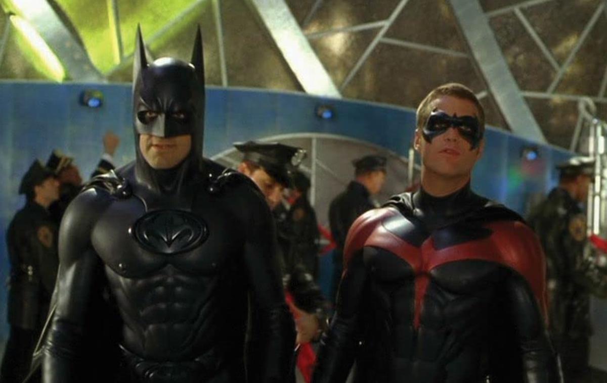 Batman in Robin | Najslavnejša v filmskih vlogah Batmana in Robina sta bila George Clooney in Chris O'Donnell v filmu Batman in Robin iz leta 1997. | Foto IMDb