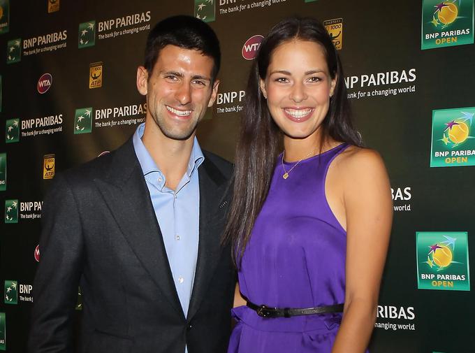 Ana Ivanović je v svoji karieri osvojila kar nekaj turnirjev, zelo dobro pa se je razumela tudi z Novakom Đokovićem. | Foto: Gulliver/Getty Images
