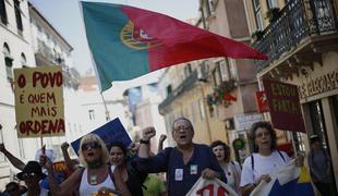 Stavka proti varčevalnim ukrepom ohromila Portugalsko
