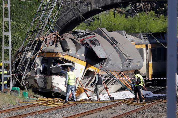 Nesreča vlaka v Španiji | Foto Reuters