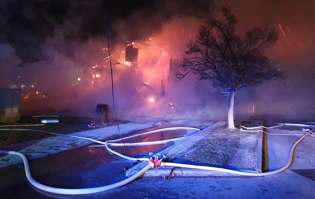 požar, Terme Čatež | Foto Facebook