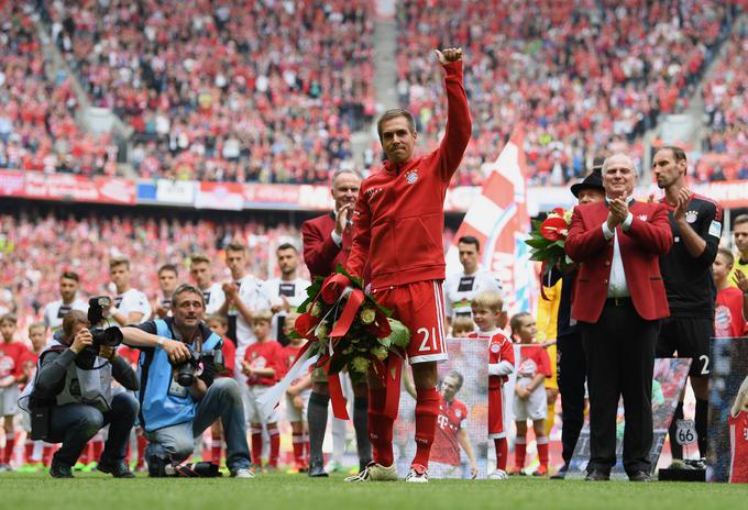 Philipp Lahm je za Bayern odigral kar 517 tekem in z njim osvojil vse, kar se je osvojiti dalo. | Foto: Getty Images
