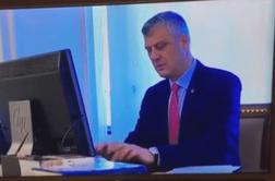 Predsednik Kosova širnemu svetu nehote pokazal, česa se ne dela