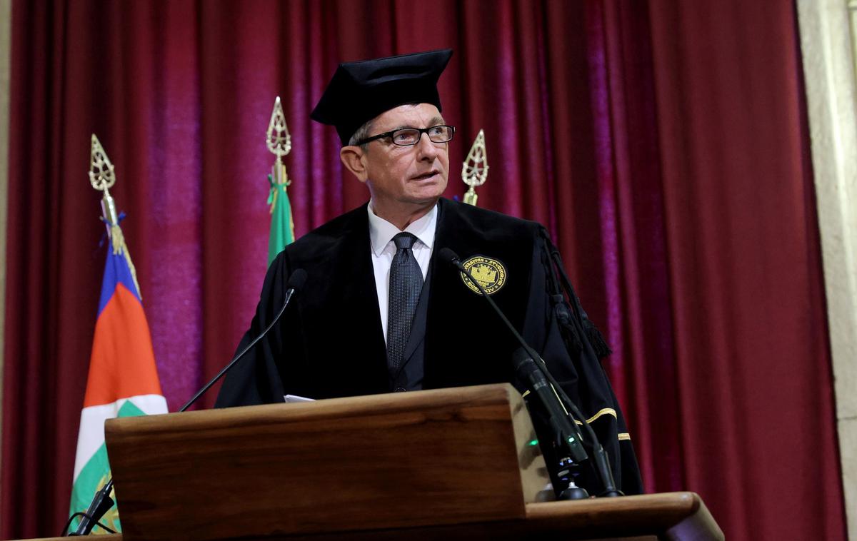 Borut Pahor | Nekdanji predsednik Borut Pahor je dejal, da priznanje prejema z veliko ponižnostjo. | Foto STA