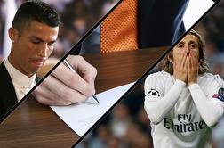 Kakšne pogodbe so podpisovali Ronaldo, Modrić …