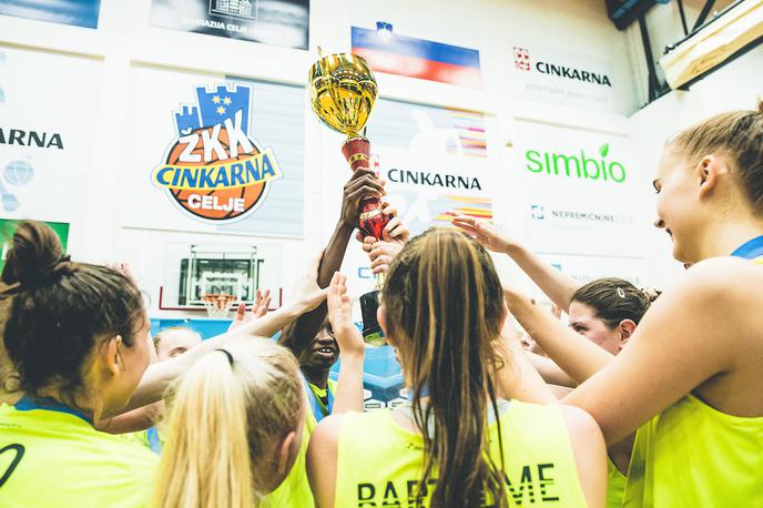 Cinkarna Celje triglav ženska košarka | Košarkarice Celja bodo zastopale barve Slovenije v regionalnem tekmovanju Waba. | Foto Grega Valančič/Sportida