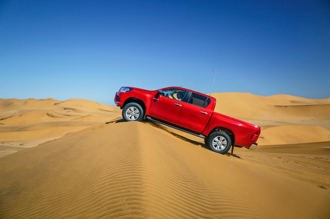 Toyota hilux Namibia - vožnja po sipinah - fotogalerija | Foto: Jure Gregorčič