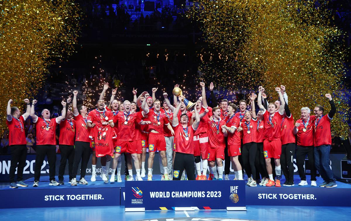 Danska rokomet 2023 | Danska je kot prva reprezentanca na svetu postala svetovni prvak trikrat zapored. | Foto Reuters