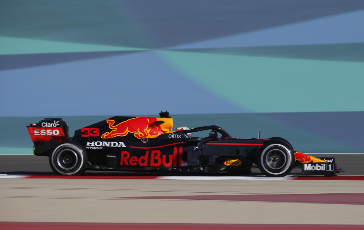 Max Verstappen | Max Verstappen je bil najhitrejšem v prvem dajašnjem dejanju v Bahrajnu. | Foto Reuters