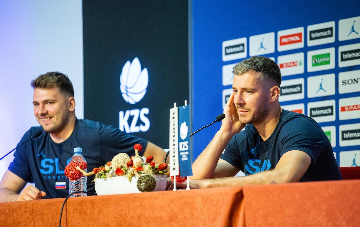 Luka Dončić Goran Dragić | Goran Dragić se je v intervjuju dotaknil iger Luka Dončića in Nikole Jokića. | Foto Siniša Kanižaj/Sportida