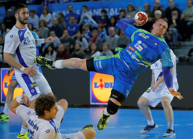 Slovenija Islandija Gaber Matej Gaber proti Nemcem najverjetneje ne bo igral. | Foto: Reuters